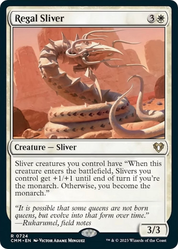 Image for Regal Sliver (Commander Masters) (724) - Magic: The Gathering