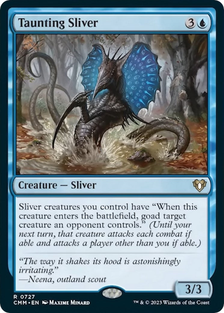 Image for Taunting Sliver (Commander Masters) (727) - Magic: The Gathering