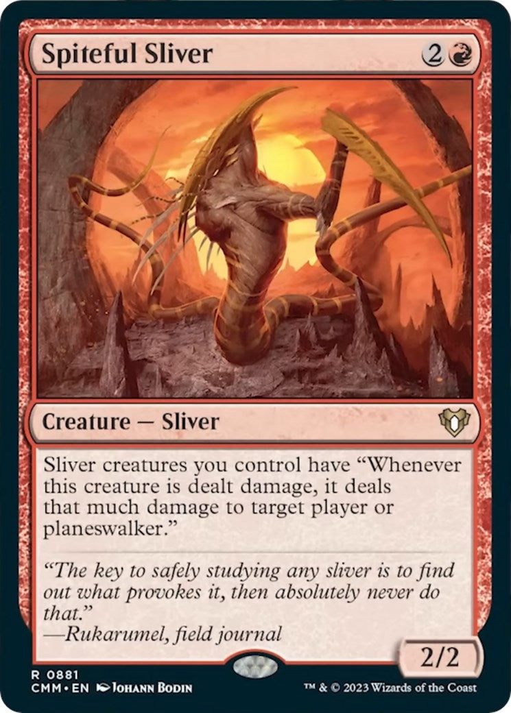 Image for Spiteful Sliver (Commander Masters) (881) - Magic: The Gathering