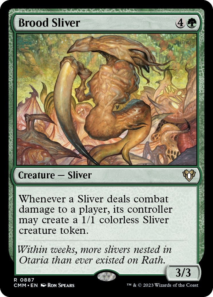Image for Brood Sliver (Commander Masters) (887) - Magic: The Gathering