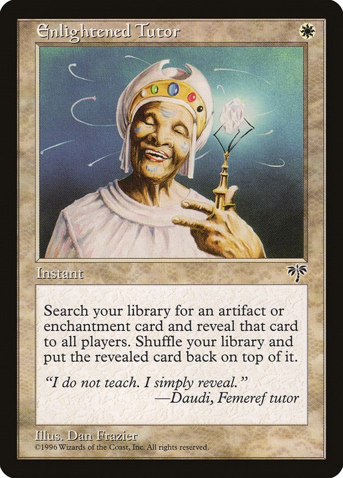 Image for Enlightened Tutor (Mirage) - Magic: The Gathering