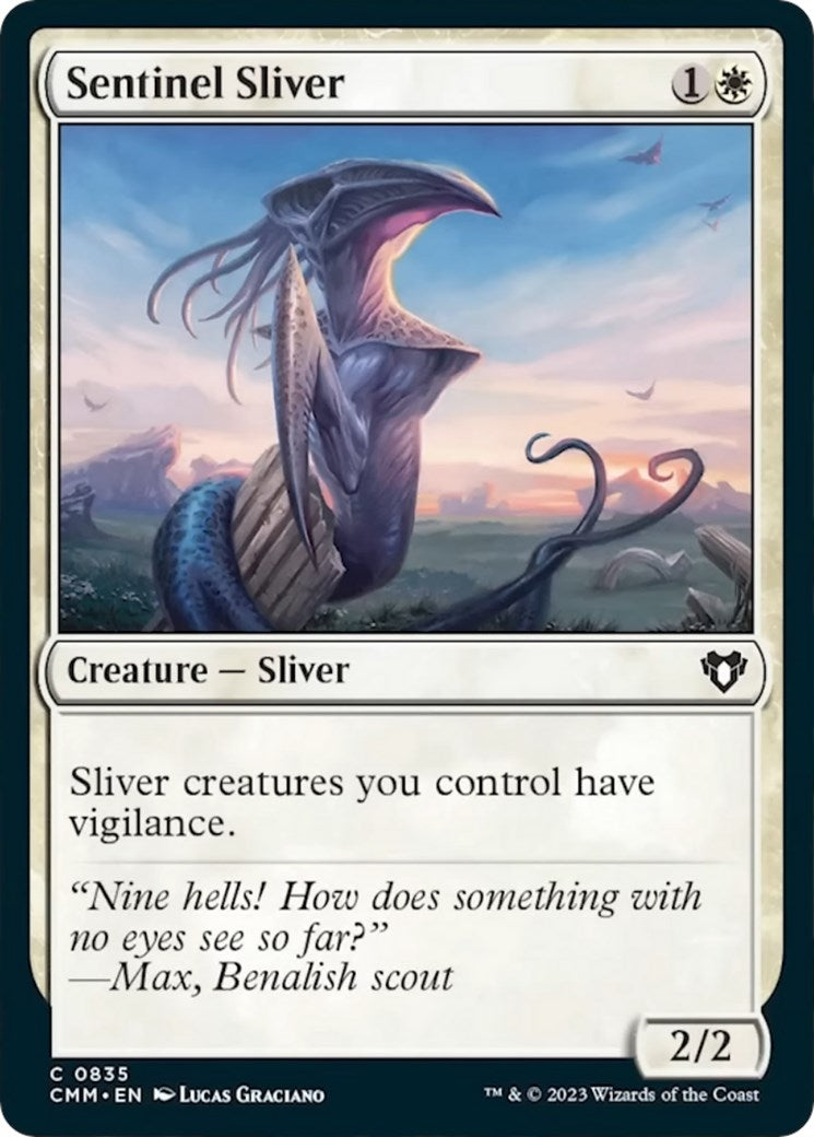 Image for Sentinel Sliver (Commander Masters) (835) - Magic: The Gathering
