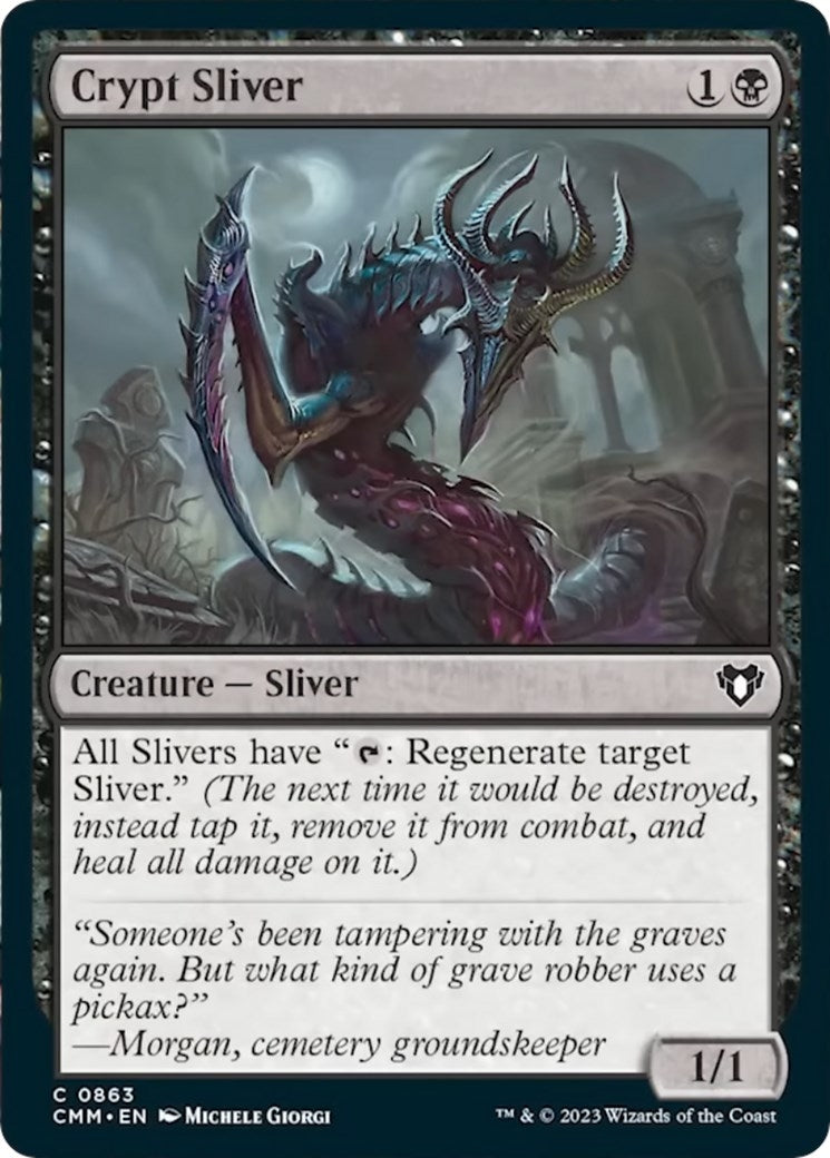 Image for Crypt Sliver (Commander Masters) (863) - Magic: The Gathering
