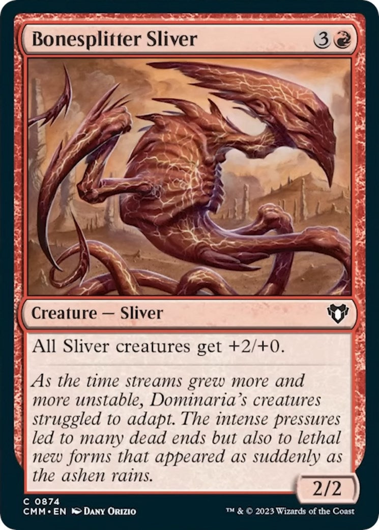 Image for Bonesplitter Sliver (Commander Masters) (874) - Magic: The Gathering