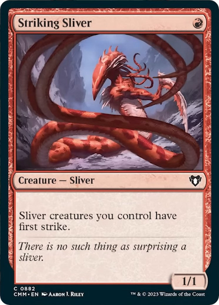 Image for Striking Sliver (Commander Masters) (882) - Magic: The Gathering