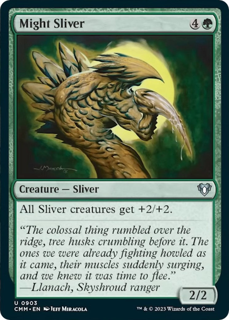 Image for Might Sliver (Commander Masters) (903) - Magic: The Gathering