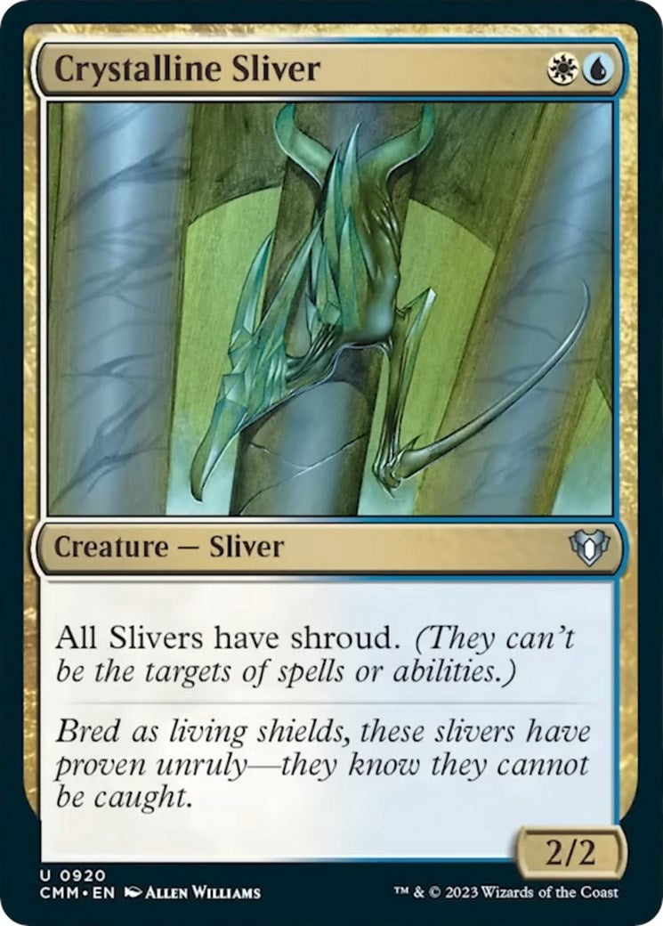 Image for Crystalline Sliver (Commander Masters) (920) - Magic: The Gathering