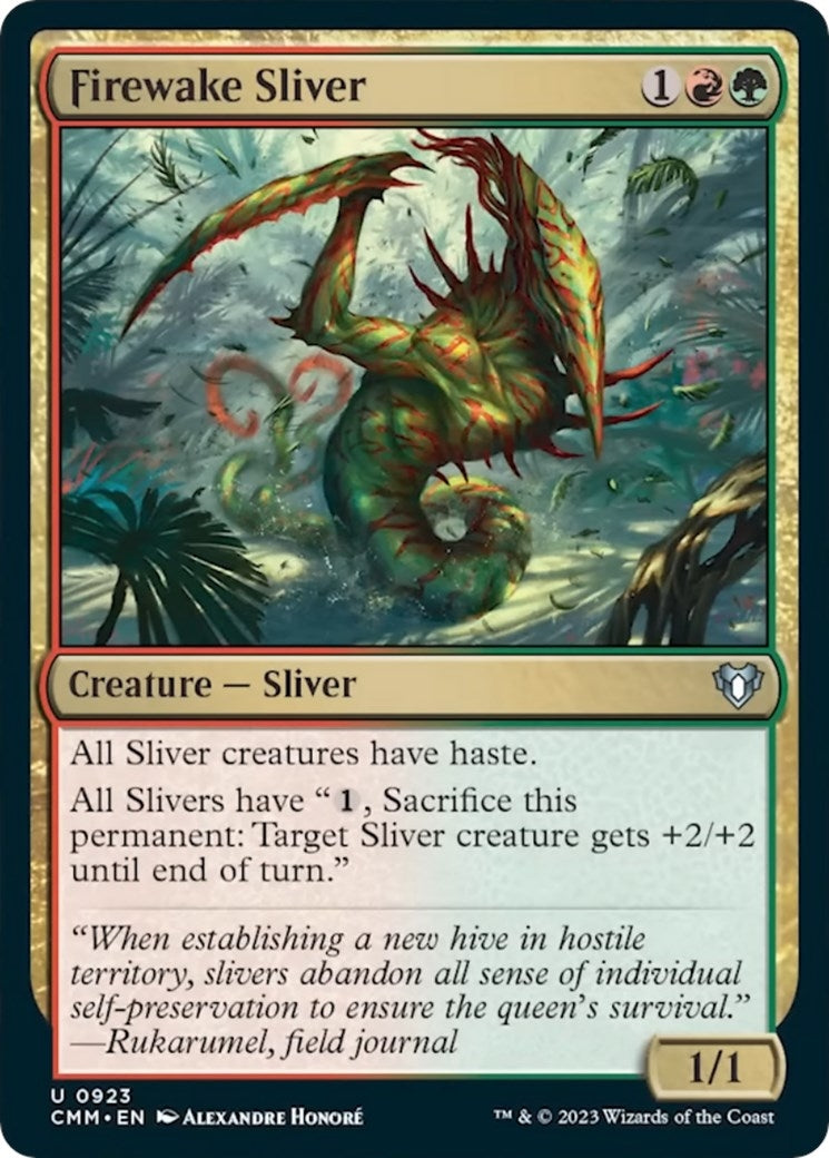Image for Firewake Sliver (Commander Masters) (923) - Magic: The Gathering