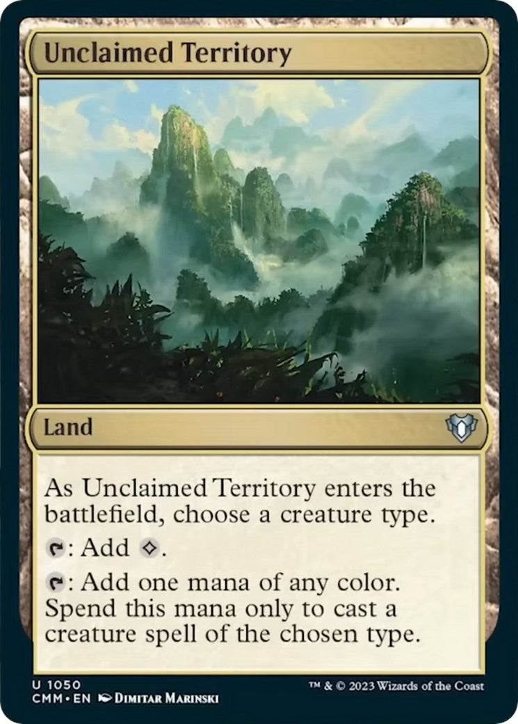 Image for Unclaimed Territory (Commander Masters) (1050) - Magic: The Gathering