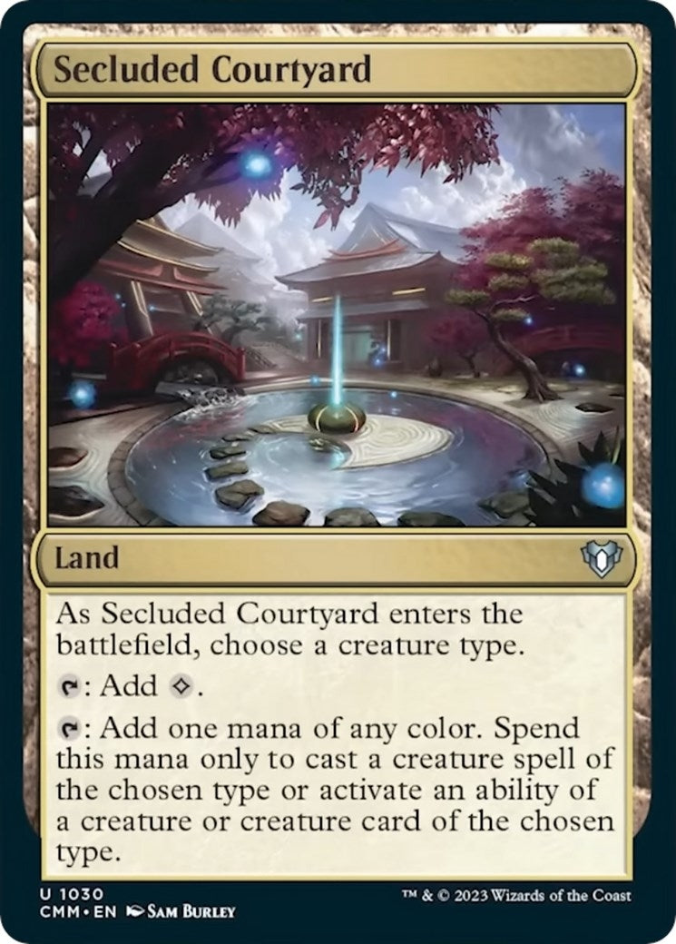Image for Secluded Courtyard (Commander Masters) (1030) - Magic: The Gathering