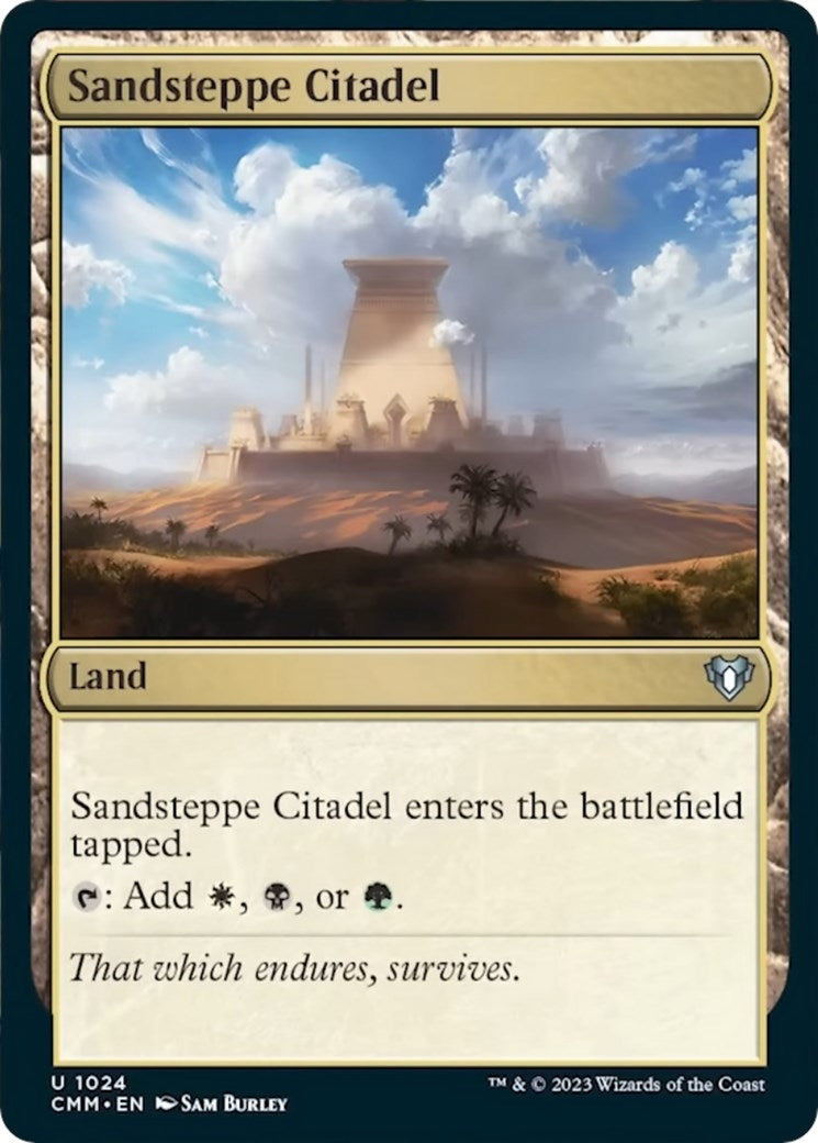 Image for Sandsteppe Citadel (Commander Masters) (1024) - Magic: The Gathering