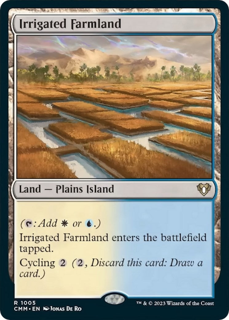 Image for Irrigated Farmland (Commander Masters) (1005) - Magic: The Gathering