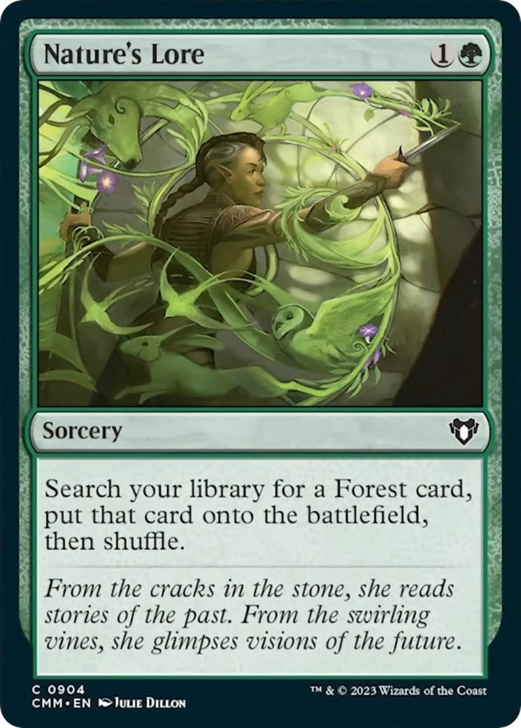 Image for Nature's Lore (Commander Masters) (904) - Magic: The Gathering