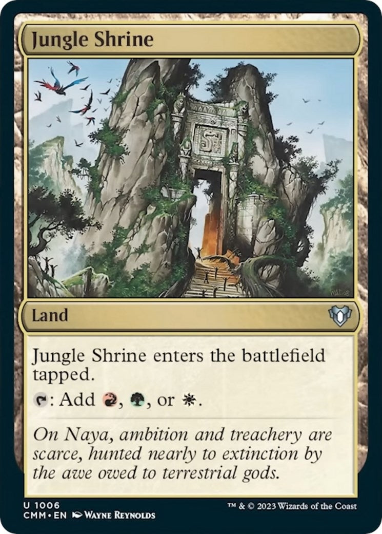 Image for Jungle Shrine (Commander Masters) (1006) - Magic: The Gathering