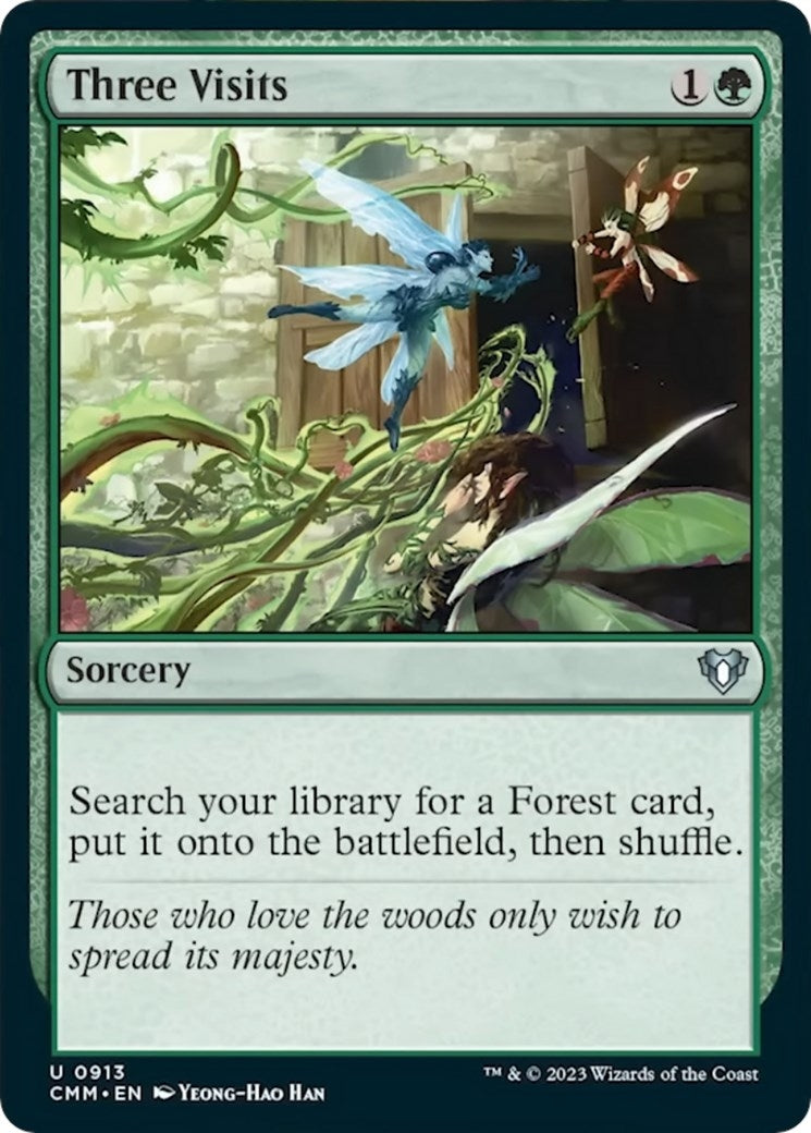 Image for Three Visits (Commander Masters) (913) - Magic: The Gathering