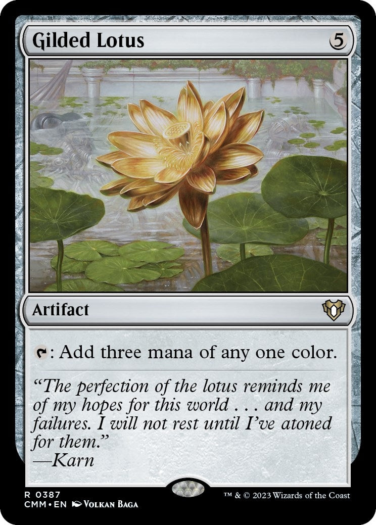 Image for Gilded Lotus (Commander Masters) (387) - Magic: The Gathering