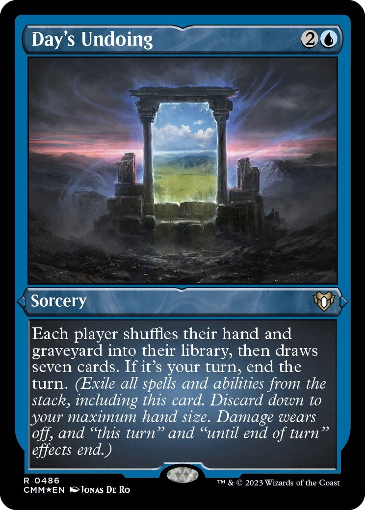 Image for Day's Undoing (Foil Etched) (Commander Masters) (486) - Magic: The Gathering
