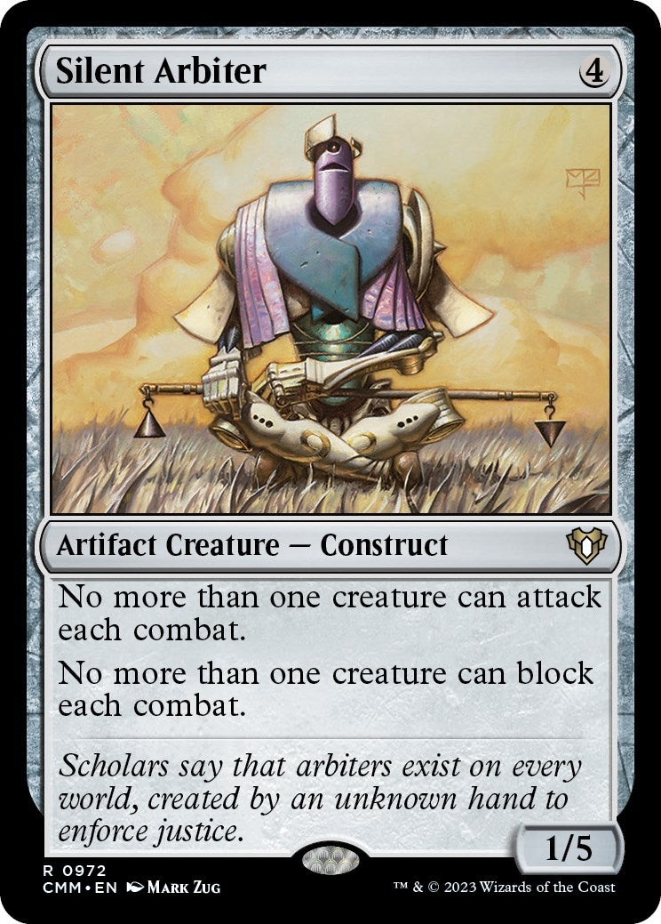 Image for Silent Arbiter (Commander Masters) (972) - Magic: The Gathering