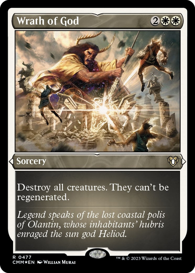 Image for Wrath of God (Foil Etched) (Commander Masters) (477) - Magic: The Gathering