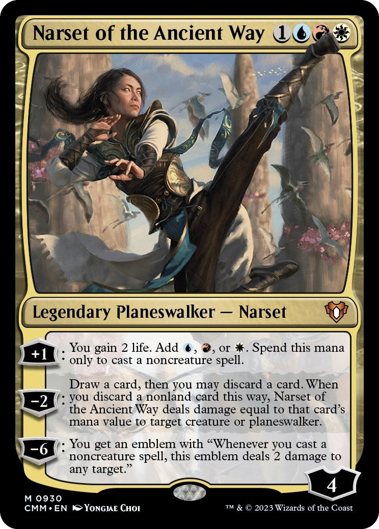 Image for Narset of the Ancient Way (Commander Masters) (930) - Magic: The Gathering