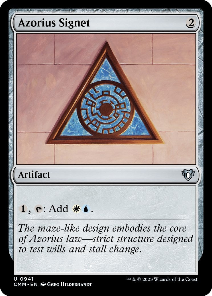 Image for Azorius Signet (Commander Masters) (941) - Magic: The Gathering