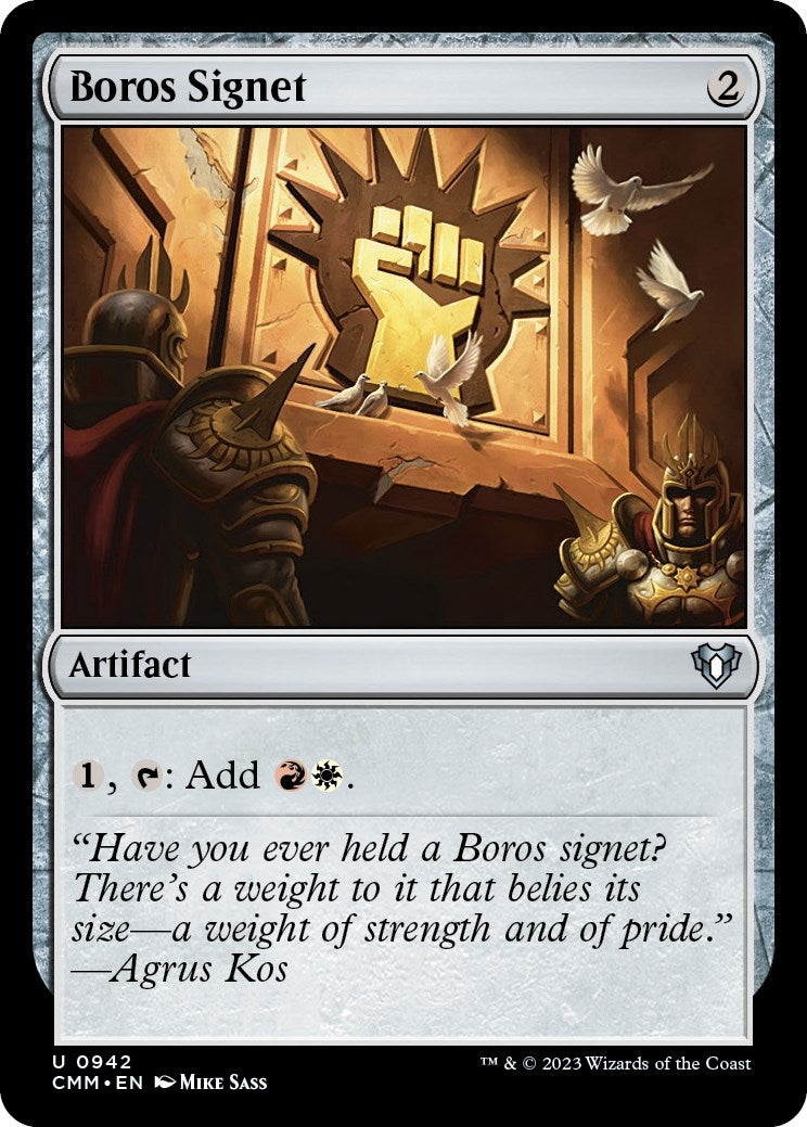 Image for Boros Signet (Commander Masters) (942) - Magic: The Gathering