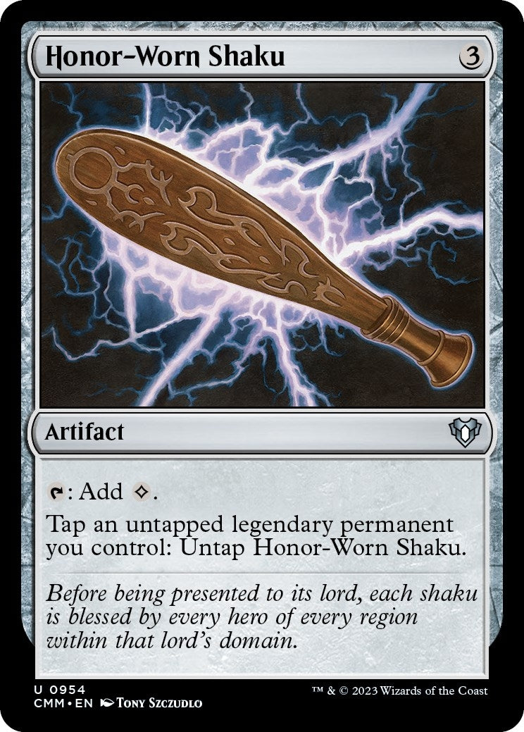 Image for Honor-Worn Shaku (Commander Masters) (954) - Magic: The Gathering