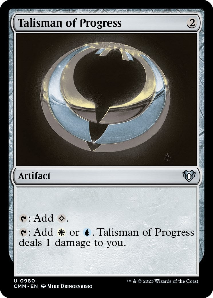 Image for Talisman of Progress (Commander Masters) (980) - Magic: The Gathering