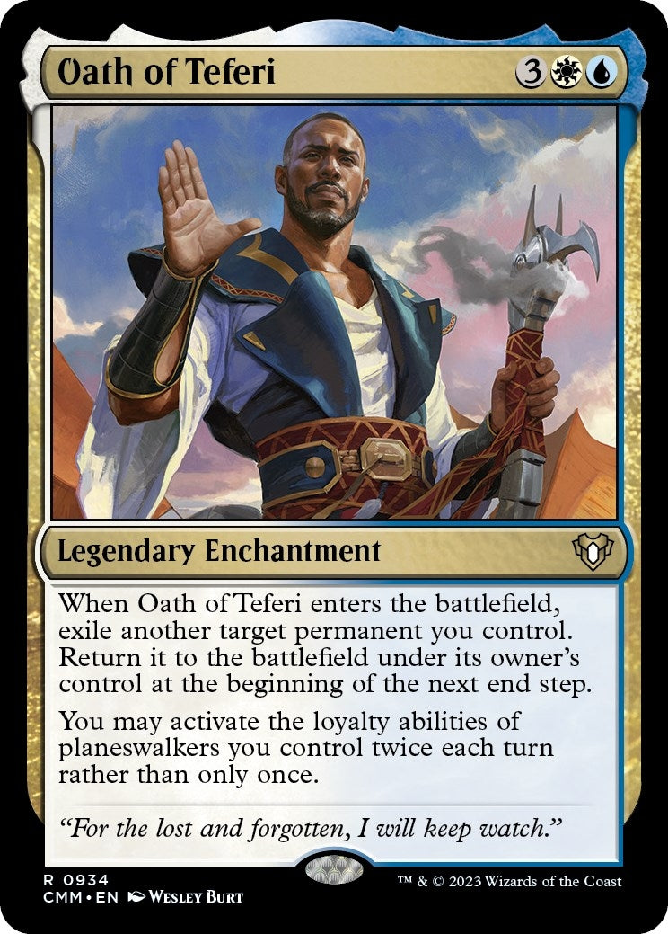 Image for Oath of Teferi (Commander Masters) (934) - Magic: The Gathering