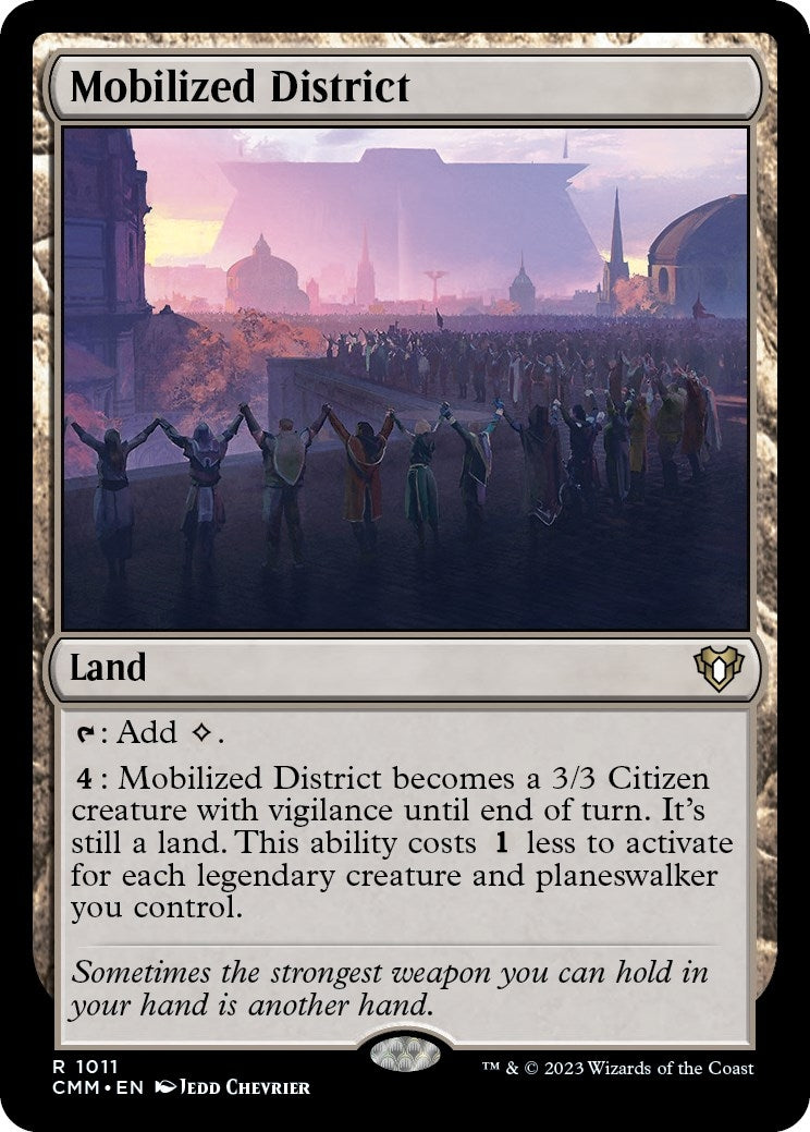 Image for Mobilized District (Commander Masters) (1011) - Magic: The Gathering
