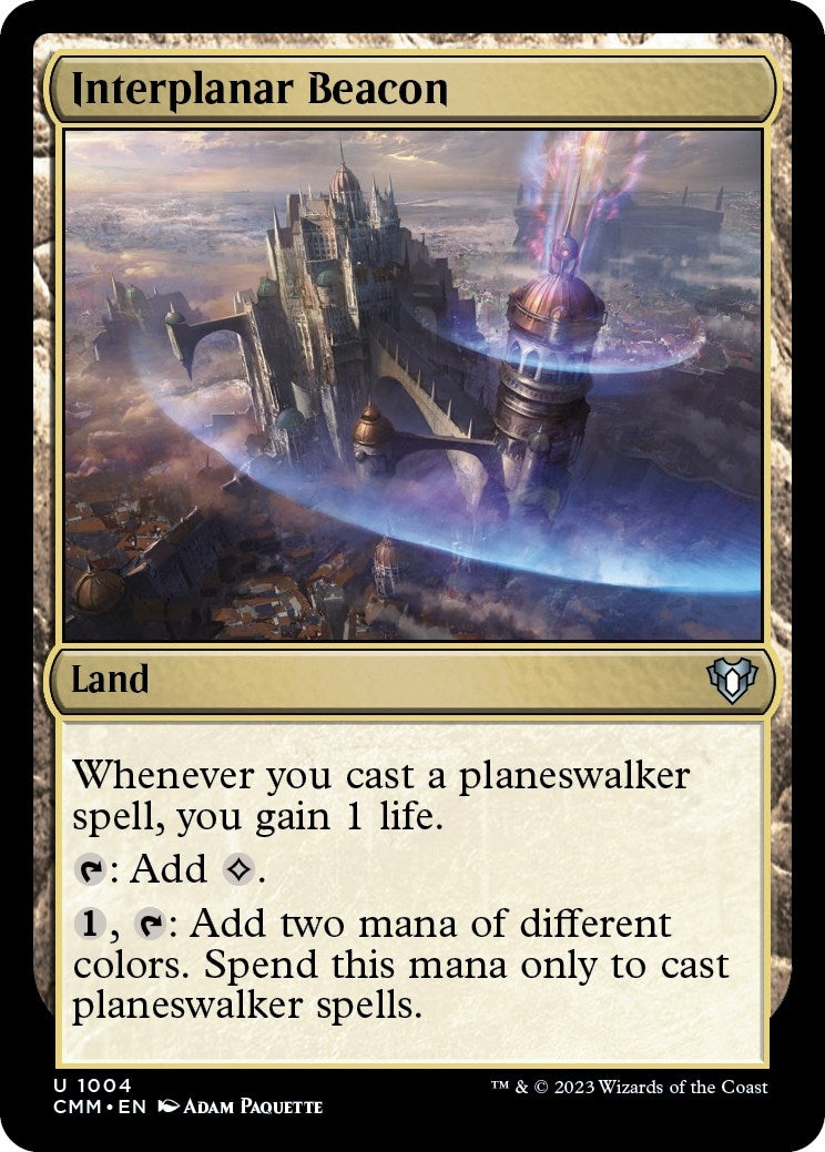 Image for Interplanar Beacon (Commander Masters) (1004) - Magic: The Gathering