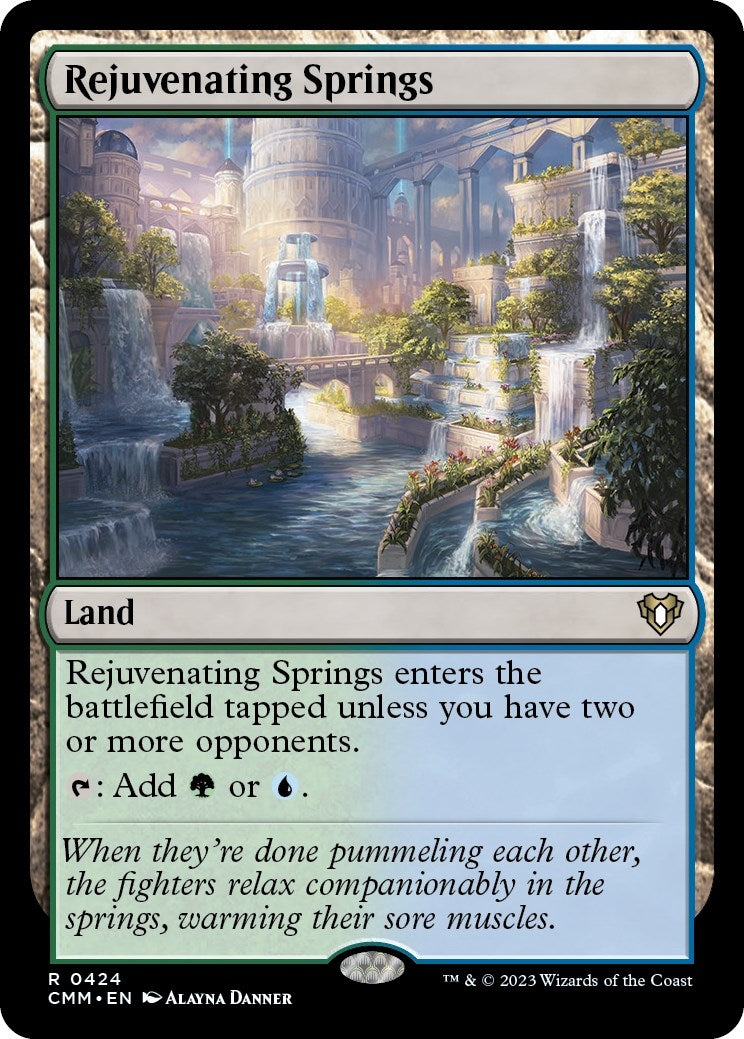 Image for Rejuvenating Springs (Commander Masters) (424) - Magic: The Gathering