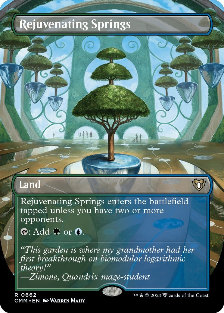 Image for Rejuvenating Springs (Borderless) (Commander Masters) (662) - Magic: The Gathering