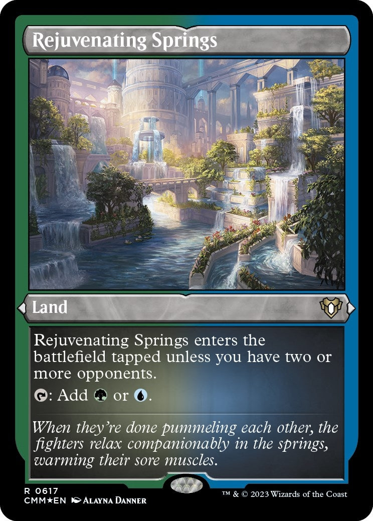 Image for Rejuvenating Springs (Foil Etched) (Commander Masters) (617) - Magic: The Gathering