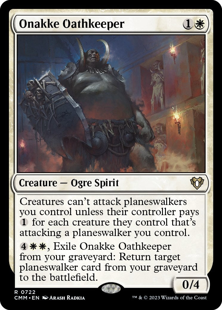 Image for Onakke Oathkeeper (Commander Masters) (722) - Magic: The Gathering