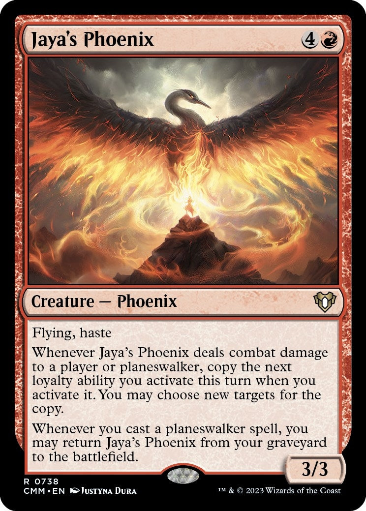 Image for Jaya's Phoenix (Commander Masters) (738) - Magic: The Gathering