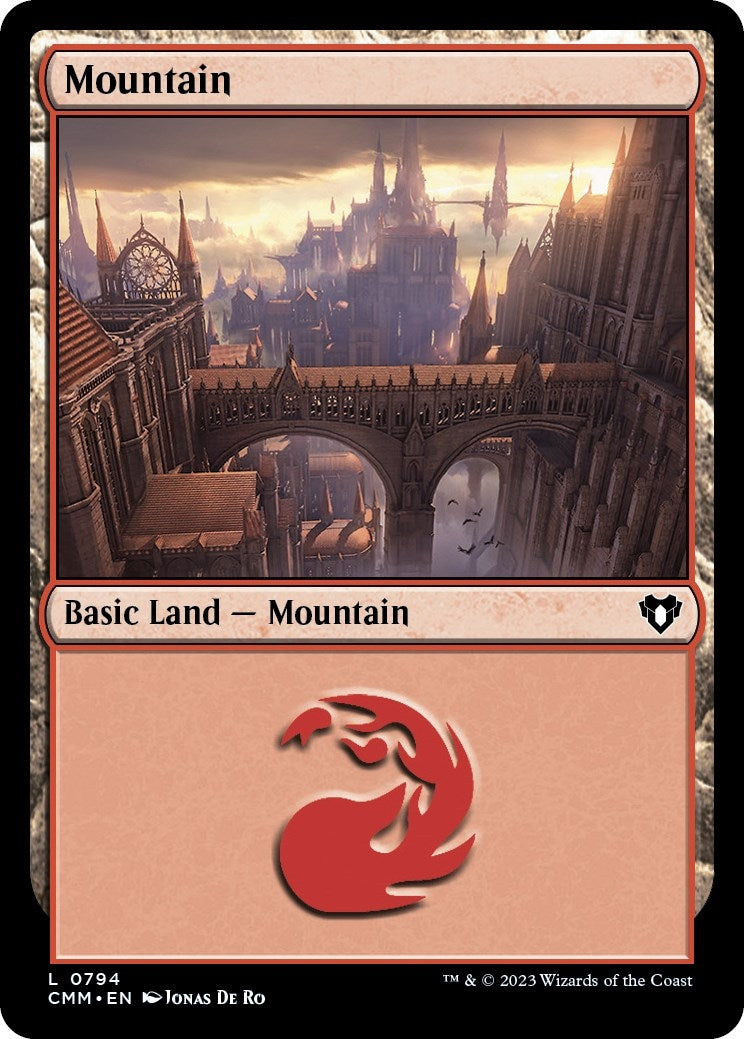 Image for Mountain (0794) (Commander Masters) (794) - Magic: The Gathering