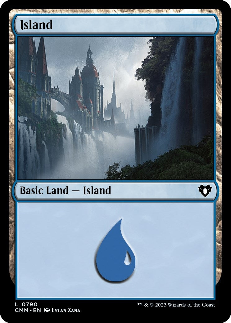 Image for Island (0790) (Commander Masters) (790) - Magic: The Gathering