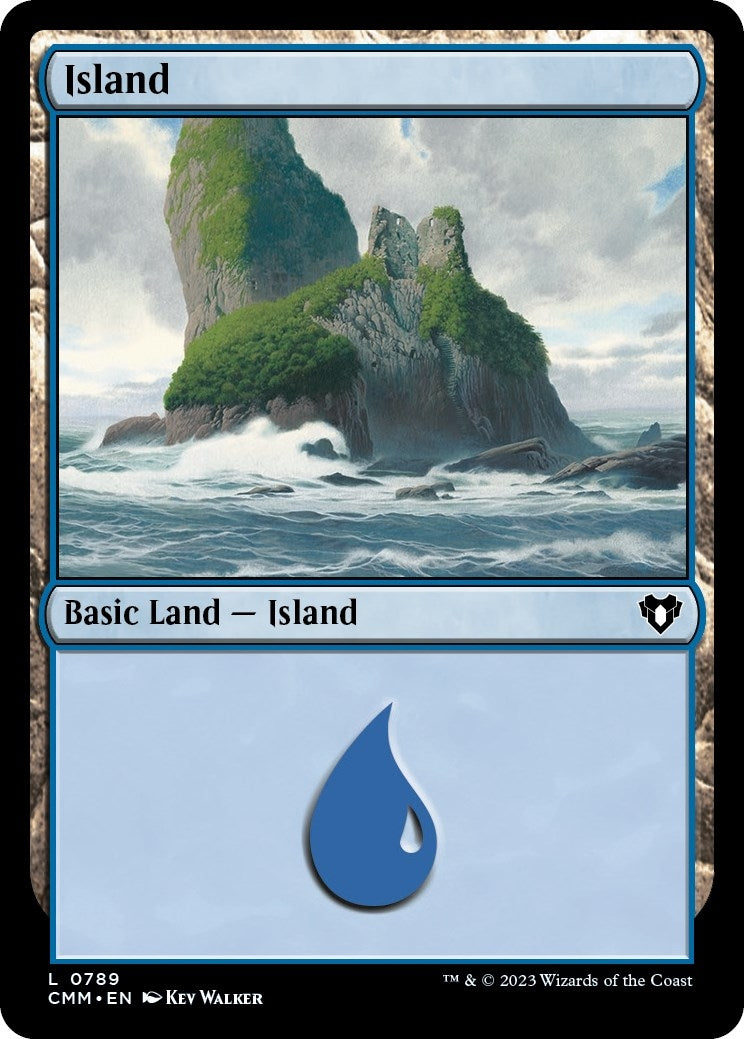 Image for Island (0789) (Commander Masters) (789) - Magic: The Gathering