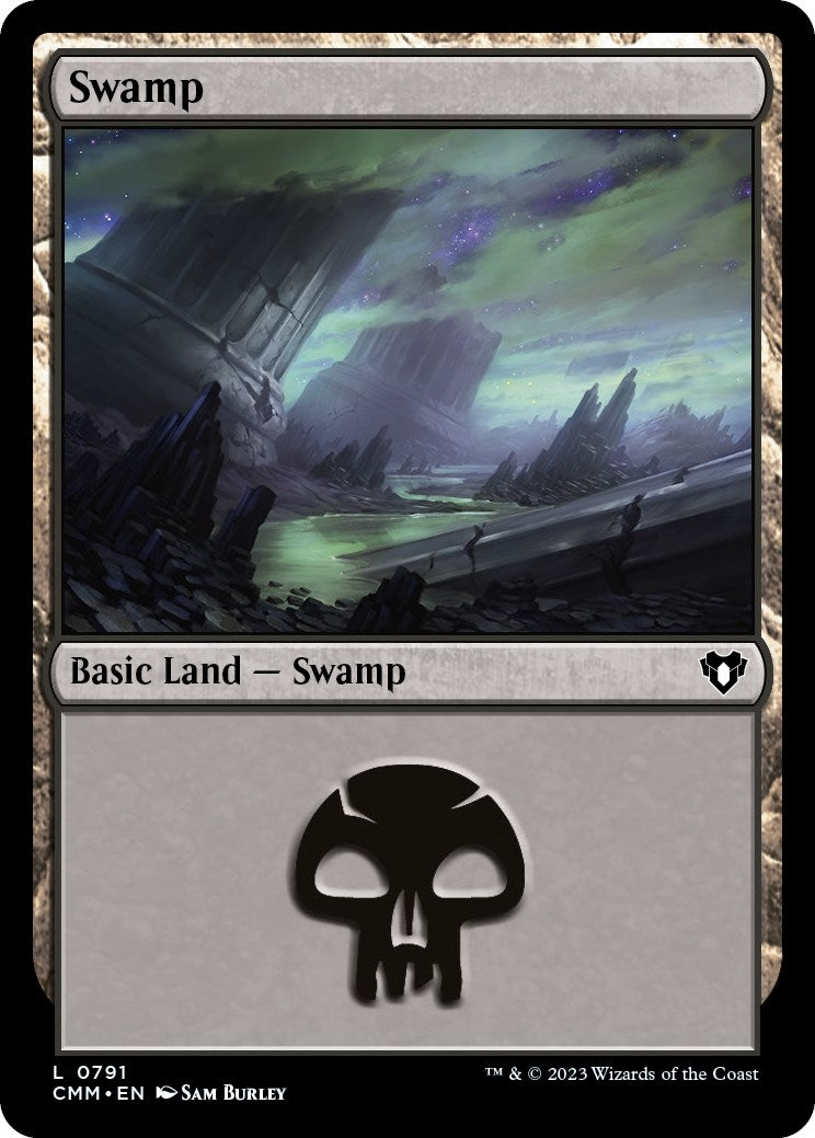 Image for Swamp (0791) (Commander Masters) (791) - Magic: The Gathering