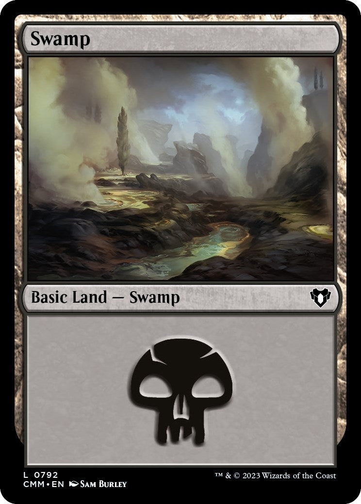 Image for Swamp (0792) (Commander Masters) (792) - Magic: The Gathering