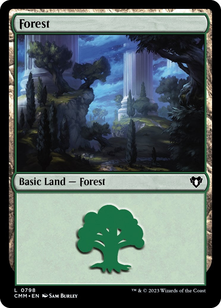 Image for Forest (0798) (Commander Masters) (798) - Magic: The Gathering
