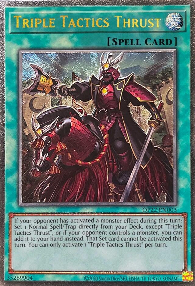 Image for Triple Tactics Thrust (UTR) (OTS Tournament Pack 22) (OP22-EN003) - YuGiOh