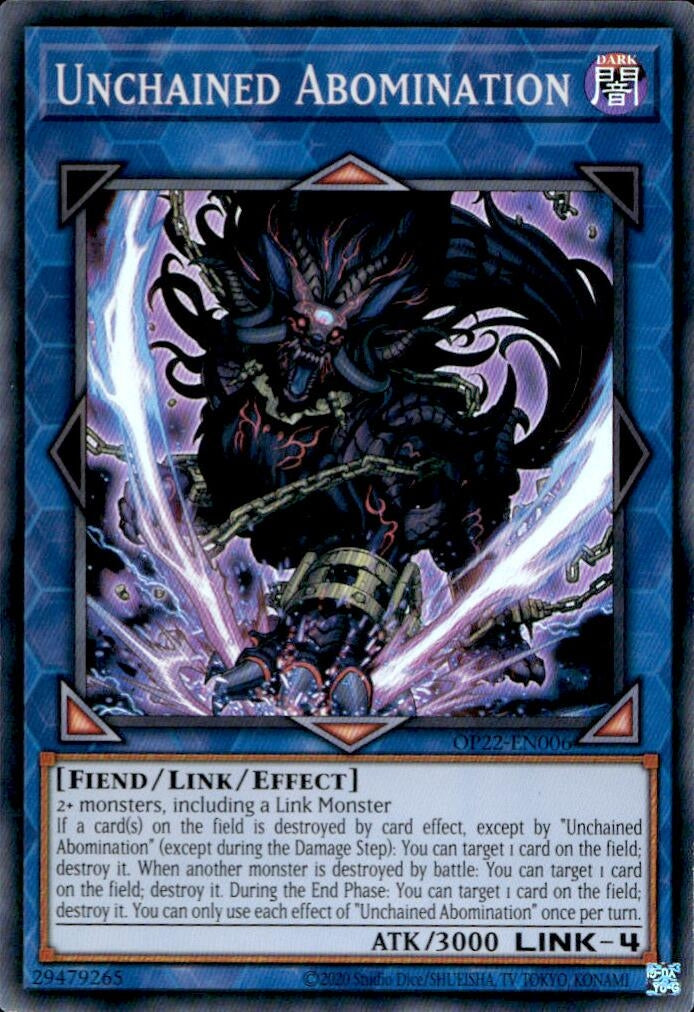 Image for Unchained Abomination (OTS Tournament Pack 22) (OP22-EN006) - YuGiOh