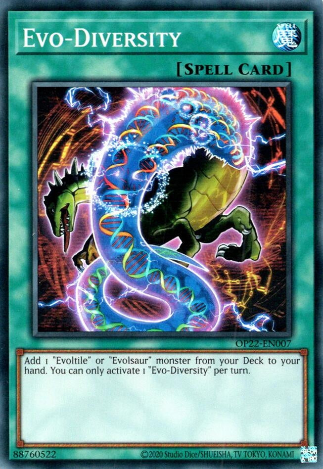 Image for Evo-Diversity (OTS Tournament Pack 22) (OP22-EN007) - YuGiOh