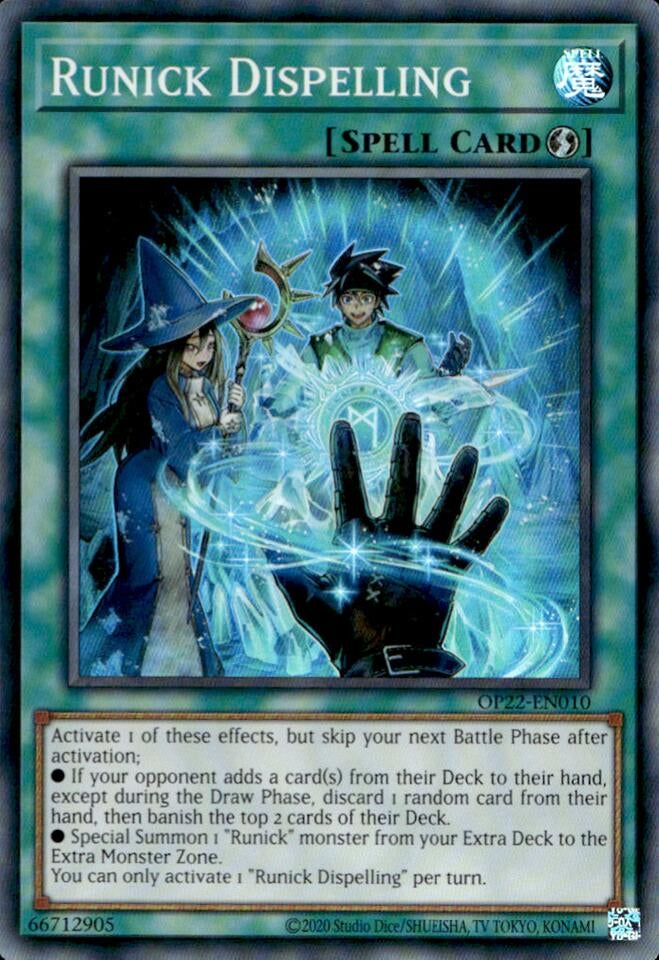 Image for Runick Dispelling (OTS Tournament Pack 22) (OP22-EN010) - YuGiOh