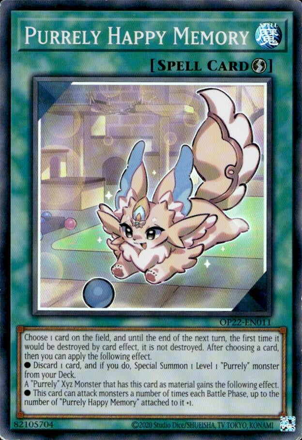 Image for Purrely Happy Memory (OTS Tournament Pack 22) (OP22-EN011) - YuGiOh