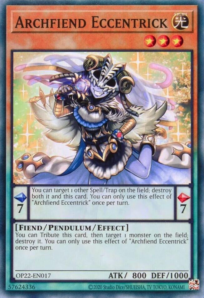 Image for Archfiend Eccentrick (OTS Tournament Pack 22) (OP22-EN017) - YuGiOh