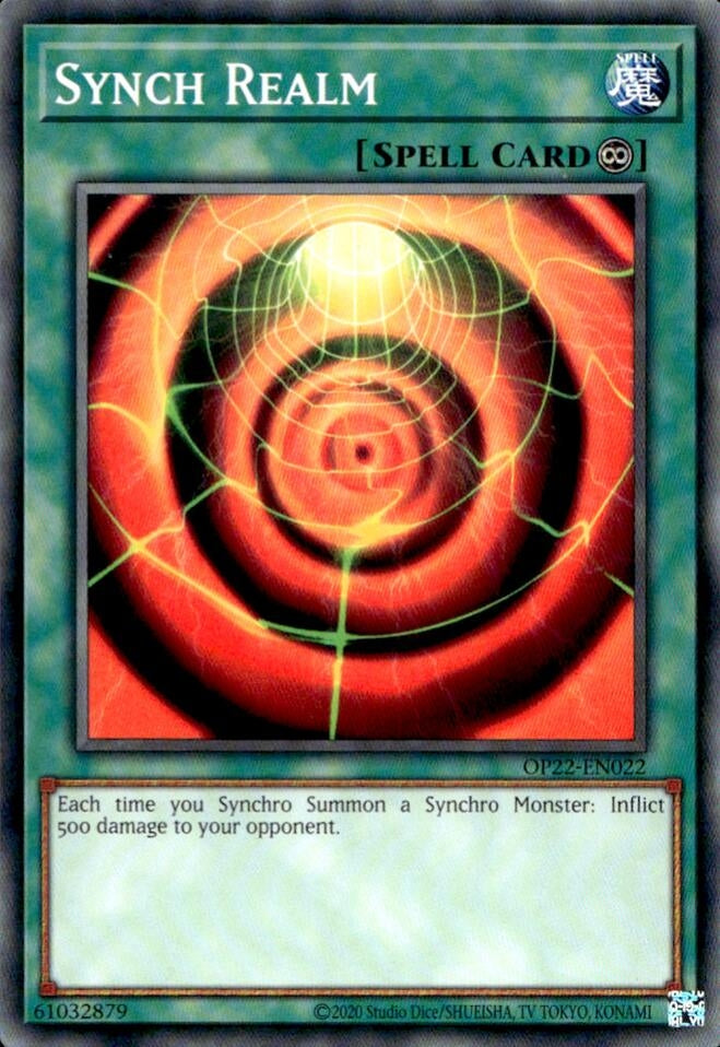 Image for Synch Realm (OTS Tournament Pack 22) (OP22-EN022) - YuGiOh