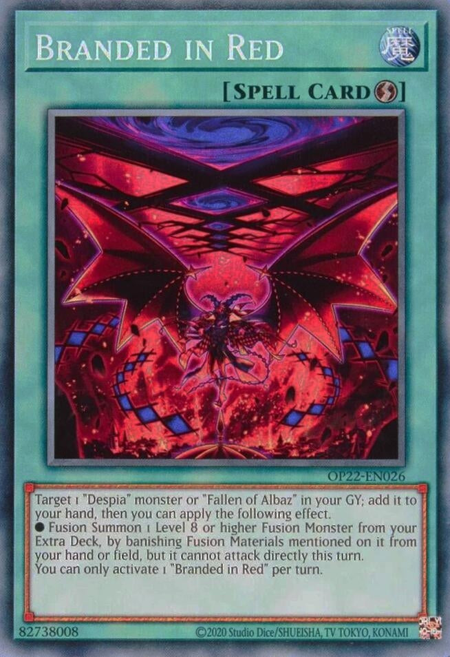 Image for Branded in Red (OTS Tournament Pack 22) (OP22-EN026) - YuGiOh